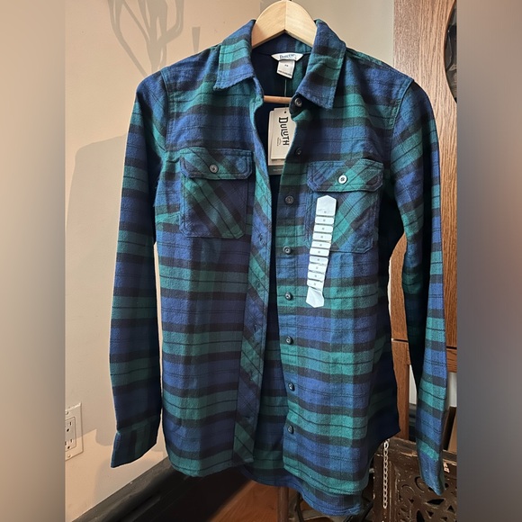 Duluth trading folklore flannel shirt size xs - Picture 1 of 5